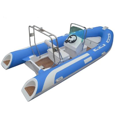 China 2022  orca inflatable  boat  480cm length with light arch  rib480A with teak floor en venta
