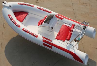 中国 2022   6 persons fiberglass hull rib boat rib480B more colors with fuel tank 販売のため