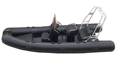 中国 2022  inflatable speed boat  rib boat 17ft  length PVC or hypalon  with back cabin  rib520B 販売のため