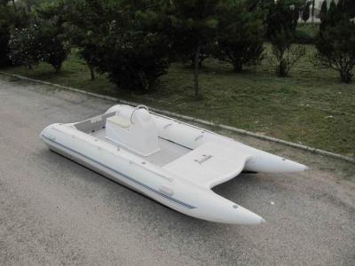 China High Racing Catamaran Work Boat 5m 8 Person Fishing Boat With Jockey Console for sale
