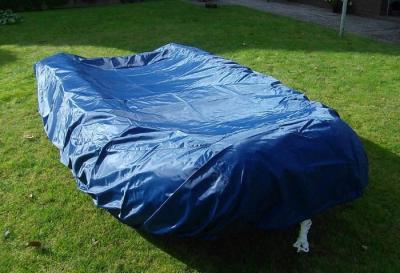 China Anti - UV 1000D Custom Boat Covers , Colorful Reliable Pontoon Boat Covers for sale