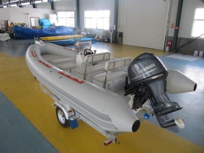China Adhesive Structure Inflatable Fishing Boats Multi Function 540cm For Water Sightseeing for sale