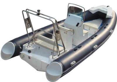 China 520cm ORCA  Hypalon  inflatable rib boat rib520 sunbed fuel tank with big  center console butterfly anchor for sale