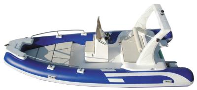 China Multifunctional Inflatable Rib Boat 18 Ft Center Console With Cushions for sale
