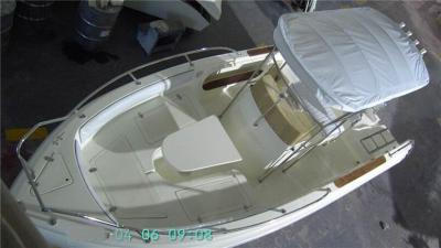 China White 20.5 Feet  Custom Built Yachts , Racing Sailing Boats With Large Bed Cushions for sale