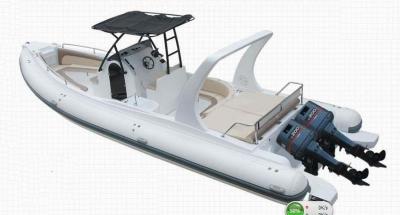 China Orca Hypalon inflatable rib boat 960cm 20 persons safety with large console for sale