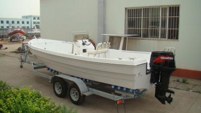 China Erosion Resistant Fiberglass Fishing Boats Easy Operate 6.8 M For Water Parks for sale