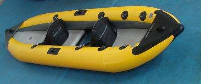 China Two Person Inflatable Sea Kayak 388 Cm PVC Fabric With Removable Floor for sale