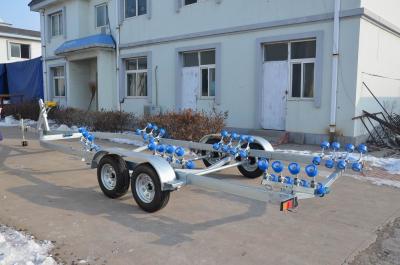China Big Payload Heavy Duty Boat Trailers Durable 9.6 M All Sizes For The Rib Boats for sale