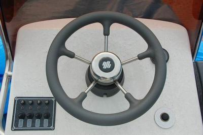 China Sailboat Steering System Stainless Boat Steering Wheel For  Exciting Driving for sale