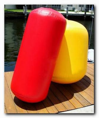 China Multi Color Inflatable Boat Accessories Compressed - Air PVC Large Boat Fenders for sale