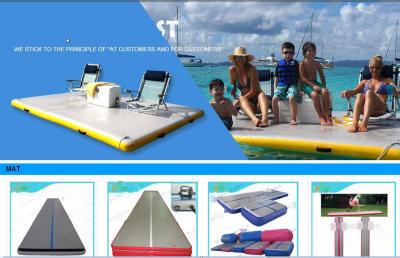 China Drop Stitch Inflatable Mat Floor water board  for Sale  in different sizes for sale