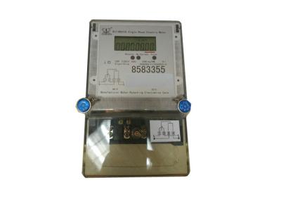 China Hohe Genauigkeits-einphasig-Stromzähler-AN/AUS-Steuerung mit LCD-Anzeige zu verkaufen