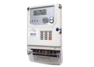 China Keypad Prepaid Electricity Meter , 3 Phase 4 Wire Energy Meter For Residential for sale