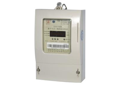China DTSY150D IC Card Three Phase Prepaid Meters , LED Display Active Energy Meter for sale