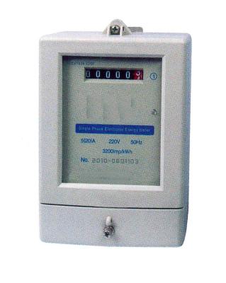 China DDS155 Single Phase Watt Hour Meter Anti Tamper Digital Static Electric Meter for sale