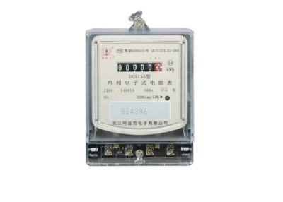 China Rated Voltage 220V/230V Single Phase Electric Meter Prevent From Electricity Stolen for sale