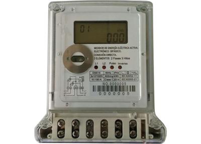 China Anti Tamper Digital Power Meter Two Phase Three Wires Electric Watt Hour Meter for sale