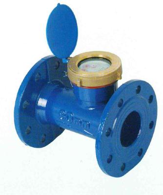 China DN150 Wet Smart Cold Water Flow Meter Horizontal Rotor Plug In Dial Irrigation for sale