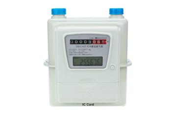 China G4 IC Card Prepaid Gas Meter Anti Theft Design For AMR / GPRS Wireless for sale