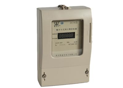China DDSY IC Card Single Phase Prepaid Meter With Electrical Metering System Management for sale