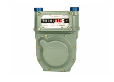 China G1.6 Steel Case Prepaid Gas Meter , Electronic Gas Meter IC Card for sale