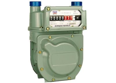 China Card Prepayment Diapharam Gas Meter with Aluminum Body Case for AMR System for sale