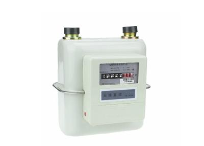 China Wireless Remote Radio Intelligent Natrual / Coal / LPG Gas Meter with Steel Case for sale