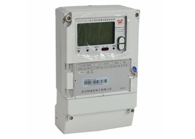 China Smart Energy Meter For AMR / AMI System , 3 Phase Electric Meter With GPRS Modem for sale
