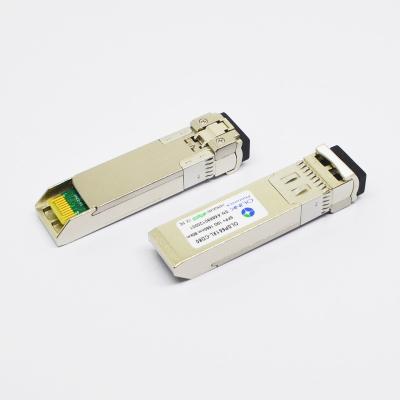 China Alcatel Compatible SFP+ ZR 10GBASE 1550nm 80km Transceiver for sale