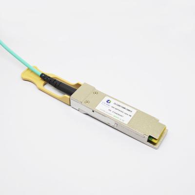 China 100Gb/S QSFP28 Active Optical Cables 3 Meter For 100GBASE SR4 for sale
