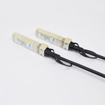 China Juniper Compatible 10G SFP+ DAC Twinax Cable 3M With 20 Pins Edge Connector for sale