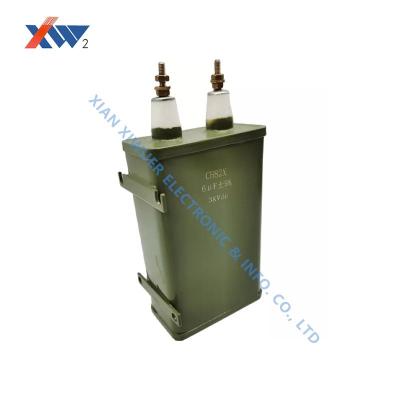 China El condensador de poder del pulso de CH82X 3KVDC 6uF selló alto voltaje de la estructura en venta