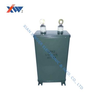 China Polipropileno del condensador de la película del poder de CZ82 2KVDC 10uF con el aislador de cerámica en venta