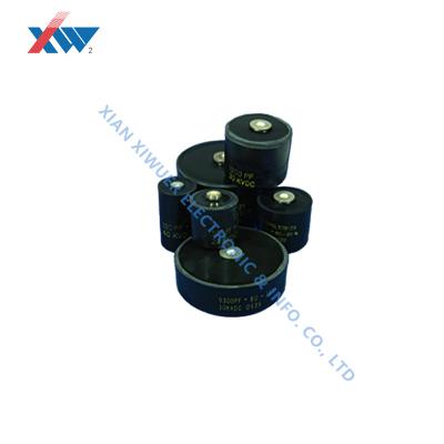 China 9300 pF screw M8 capacitor ceramic high voltage capacitors high amplitude 10kV 30kV for sale