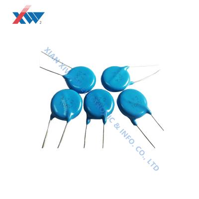 China High Voltage Ceramic Disc Capacitor With Silve Contact 10KV DC ~ 50 Kv DC 100 ~ 10000 PF for sale