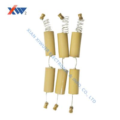 China 33kVAC-50pF High Voltage Ceramic Mandrel High Withstand Voltage Ceramic Capacitor for sale