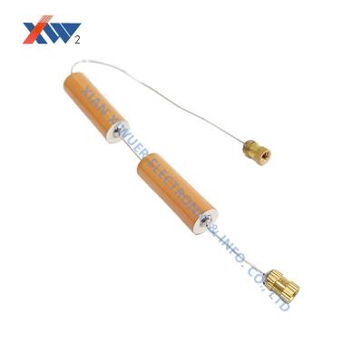 China Customized High Voltage Ceramic Capacitor 15kVAC-150PF Capacitor With Nuts for sale