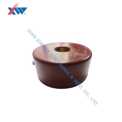 China 650pF High voltage toroidal capacitor feedthrough capacitor used for cable television electromagnetic for sale
