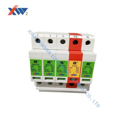 China Charging Pile Lightning Surge Protector 4 Single Phase AC 255V For Electric Vehicle for sale