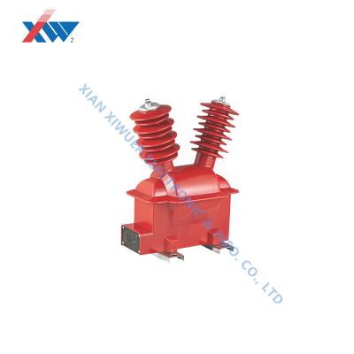 China 10kV outdoor voltage transformer MV PT epoxy resin vacuum casting single phase enclosed pillar type voltage sensor for sale