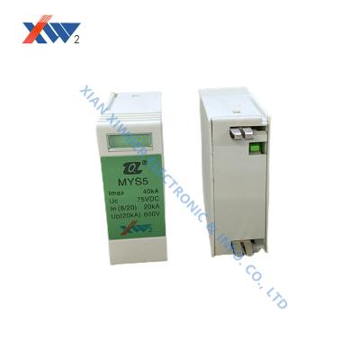China SPD MYS5 40kA 75V surge protective device IP20 for the protection of communication power 48V DC system for sale