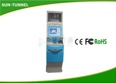 China Green Color Free Standing Self Service Kiosk Registration Application for sale