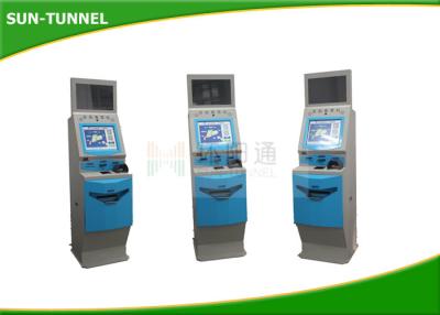 China Lobby Kiosk Self Service Train Ticket Machines , Slim Fare Vending Machine for sale