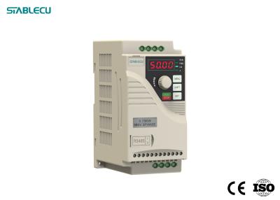 China Single Phase Input VFD Drive Frequency Inverter 0.75KW 1HP for sale