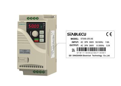 China 220V Three Phase Output Micro Drive VFD Variable Frequency Drive 0.75KW for sale
