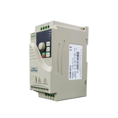 China 0.75KW 220V 1HP VFD Single Phase Frequency Inverter for sale