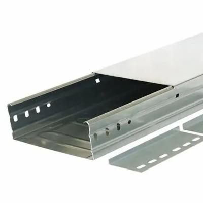 China Rectangular Long Span Cable Tray Steel Customized Width / Height for sale
