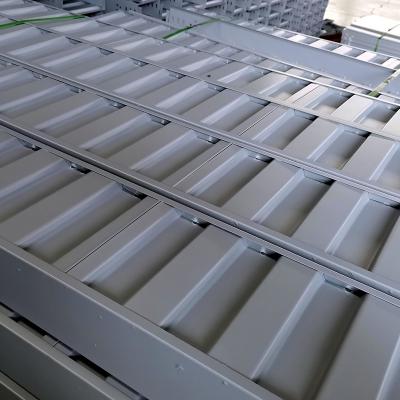 China 50-200mm Corrugated Cable Tray Fireproof Customized Length Maximum Workload As Needed for sale