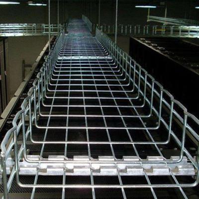 China Versatile Grid Cable Tray Stainless Steel Wire Basket Tray Galvanized for sale